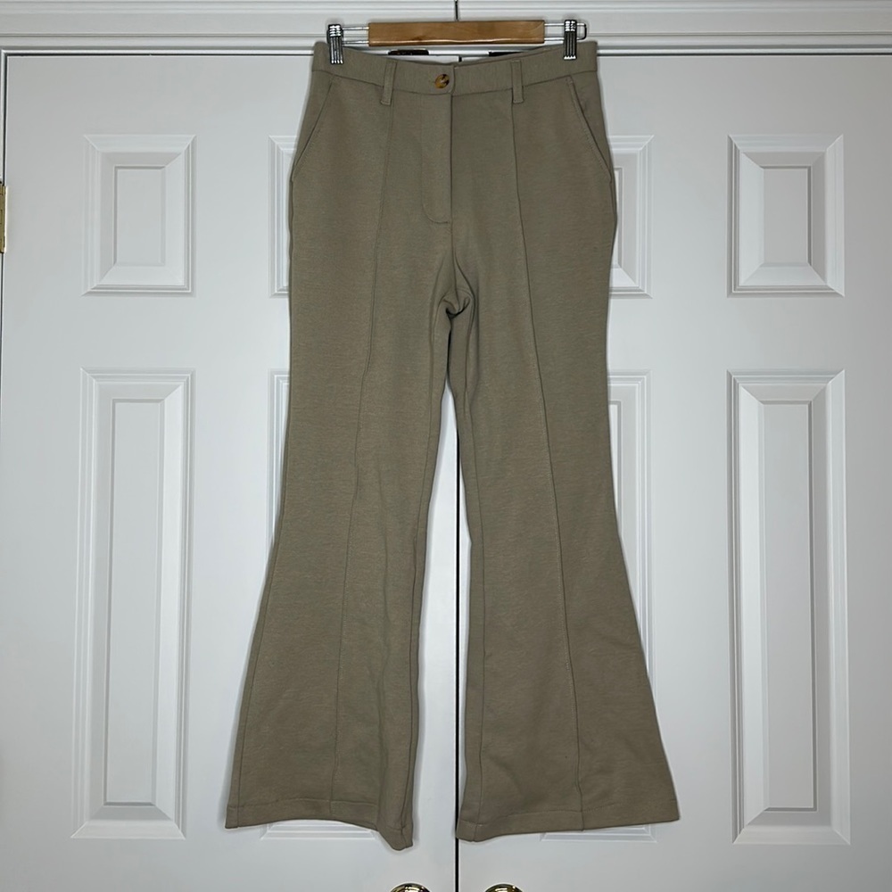 Urban Outfitters Cotton Blend Tan Flair Pants M